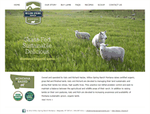 Tablet Screenshot of montanaorganiclamb.com